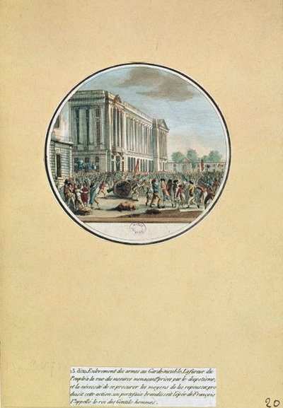 The Seizure of Arms from the Garde-Meuble de Paris, 13 July 1789 by French School